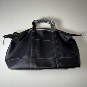 Barrington Black Leather Duffel Bag – Limited Edition 40th Anniversary Bear